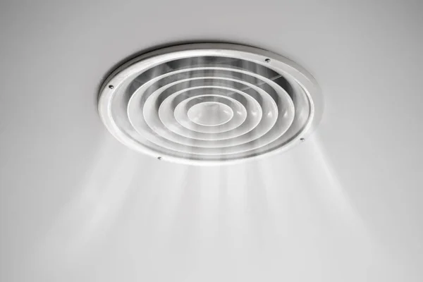 Home Room Ceiling Ventilation Modern Interior Air Vent — Stock Photo, Image