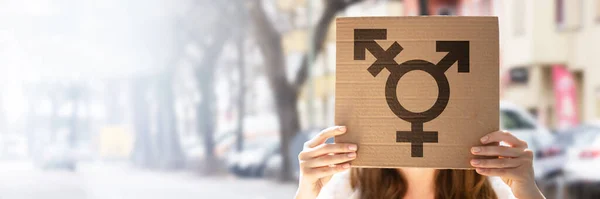 Transgender Symbol Gender Sex Equality Concept — Stock Photo, Image