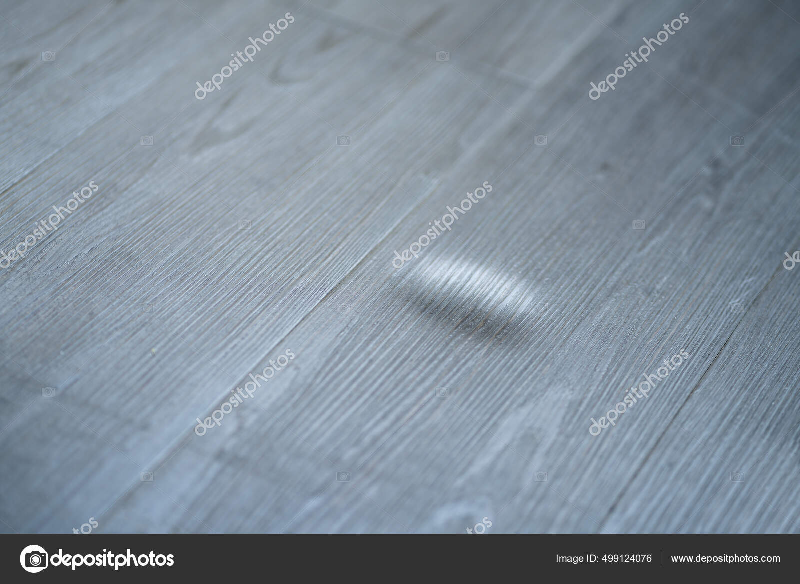 Damaged Wooden Floor Laminate Scratch Broken Vinyl Flooring Stock Photo