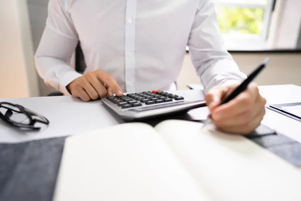 Papelada Finanças Contábeis Escritório Auditor Fiscal — Fotografia de Stock