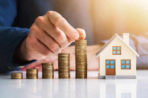 Real Estate Market Investing Money House — Stock Photo, Image