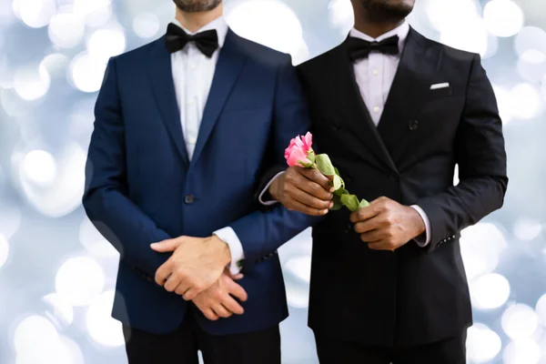 Gay Wedding Homosexual Men Marriage People Relationship — Stock Photo, Image