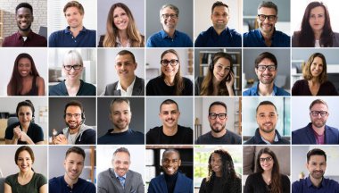 Video Konferans Ekranı. Uzak İş Giysisi Çağrısı