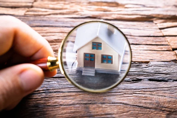 Avaliação Inspeção Imóveis Verificando Casa — Fotografia de Stock