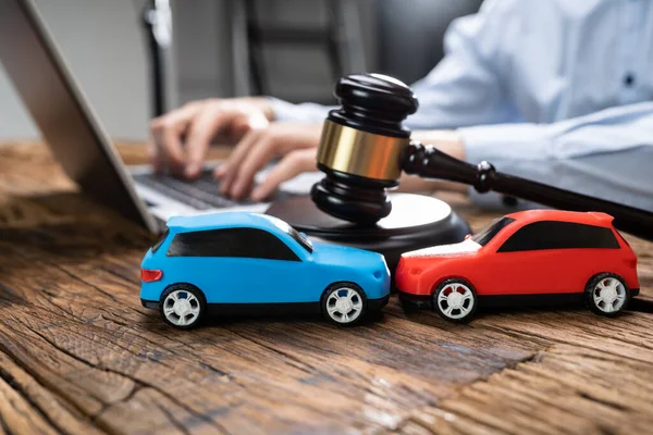 Liability Insurance Lawyer Car Accident Concept — Stock Photo, Image