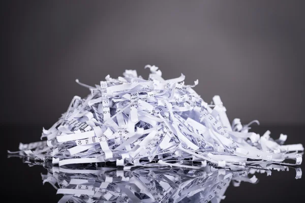 Pile of shredded documents — Stock Photo, Image