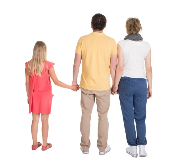 Rear View Of Family Standing — Stock Photo, Image