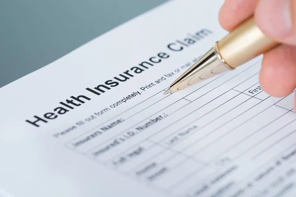 Health insurance claim form Royalty Free Stock Photos