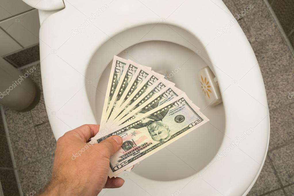 Wasting money concept Stock Photo by ©AndreyPopov 55140443