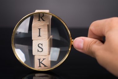 Measuring risks concept clipart