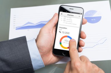 İşadamı üzerinde kullanarak Google Analytics Apple iphone 6