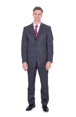 gülümseyen iş adamı