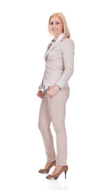 Kendine güvenen iş kadını