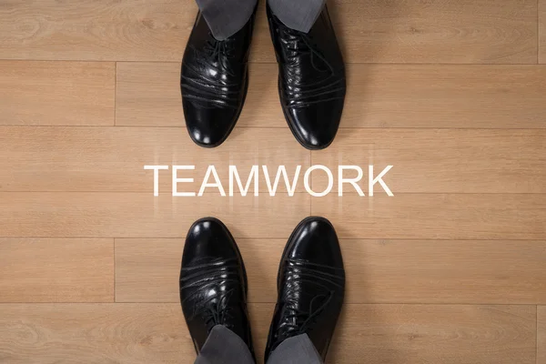 Ondernemers met Teamwork — Stockfoto