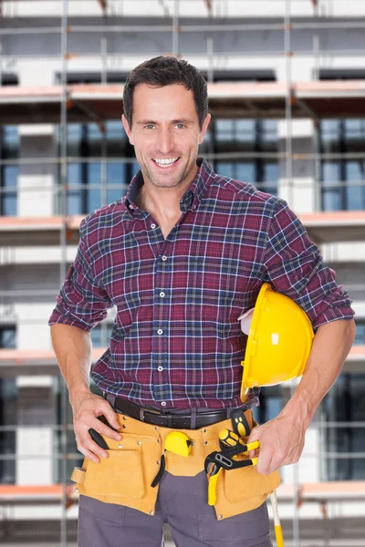 Architect With Hardhat — Stock Photo, Image