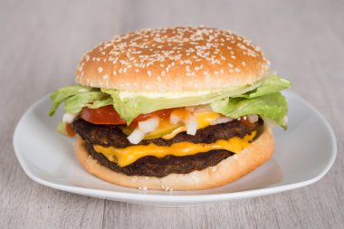 Burger plaka