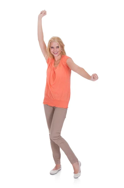 Young Woman Dancing — Stock Photo, Image