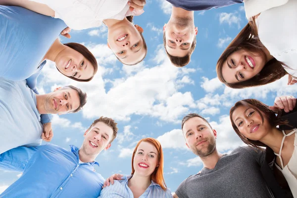 Friends Forming Huddle — Stock Photo, Image