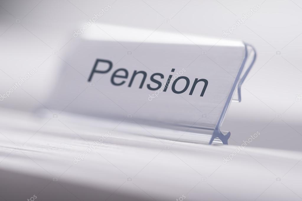 Pension Tag On Table