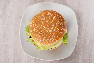 Burger plaka katta