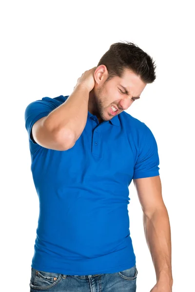 Man Suffering From Neck Ache — Stock Photo, Image