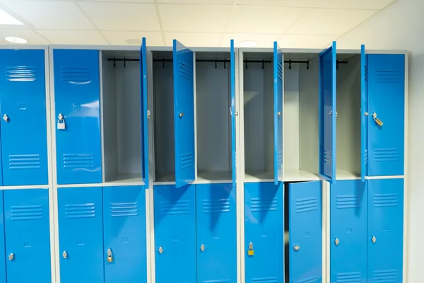 Open Lockers In The Room — Stock Photo, Image