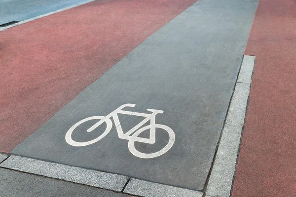 Pista ciclabile simbolo — Foto Stock