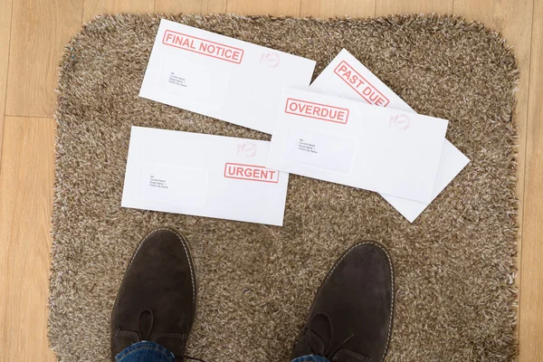 Feet And Important Letters — Stock Photo, Image