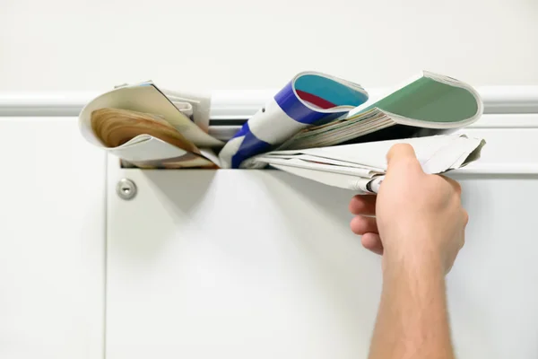 Person Taking Documents — Stock Photo, Image