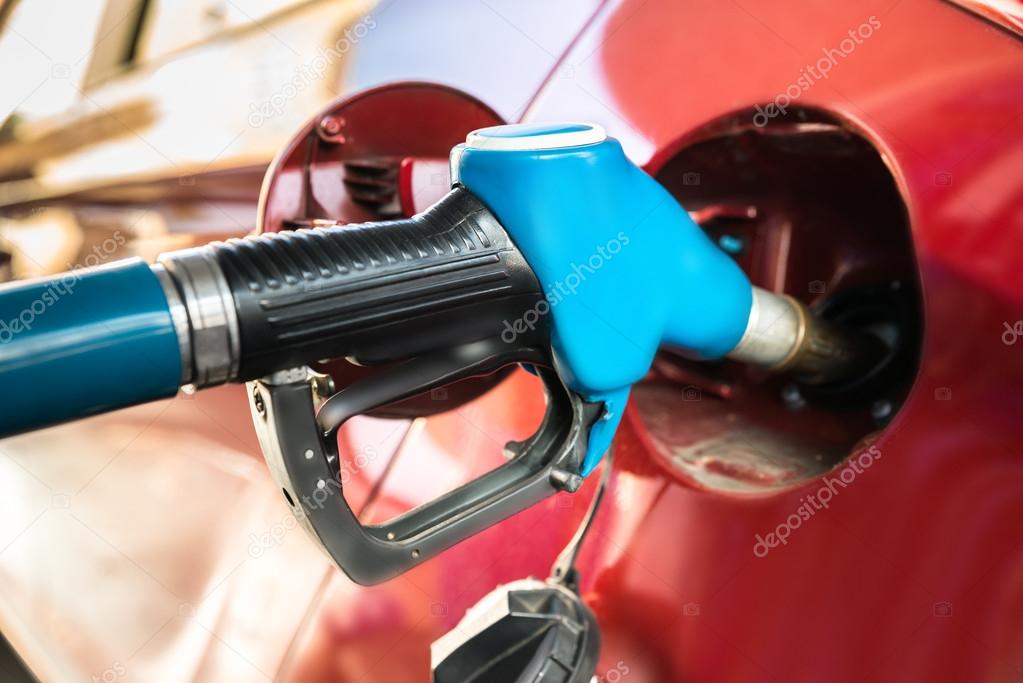 Car Being Filled With Fuel