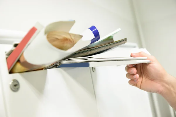 Person Taking Documents — Stock Photo, Image