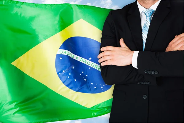 Confident Brazilian Businessman — Stock Photo, Image