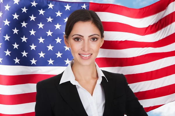 Young Smiling Businesswoman — Stock Photo, Image