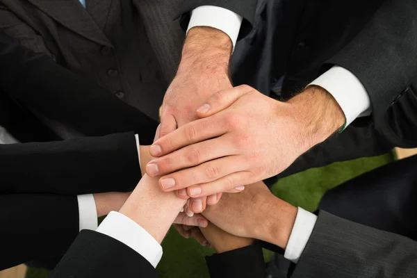 Businesspeople Stacking Hands — Stock Photo, Image