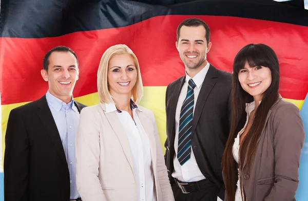 Ευτυχισμένος γερμανική επιχειρηματίες — Φωτογραφία Αρχείου