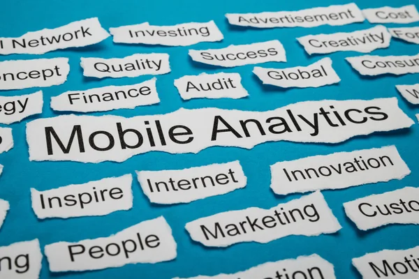 Word Mobile Analytics - Stock-foto