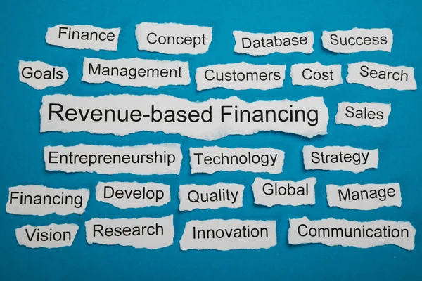 Revenue-based Financing Text — Stock Photo, Image