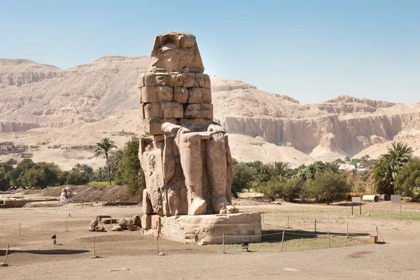 Colossi da estátua de Memnon — Fotografia de Stock