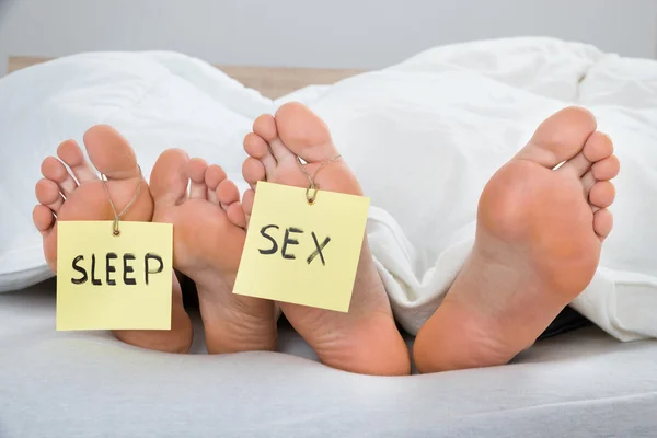 Sex or sleep concept — Stock Photo, Image