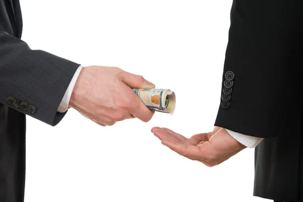 Businessman Taking Bribe — Stock Photo, Image