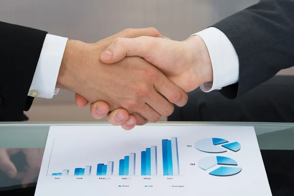 Businessmen Shaking Hand — Stock Photo, Image