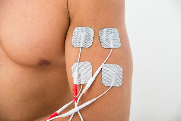 Electrodes On Arm for Biceps