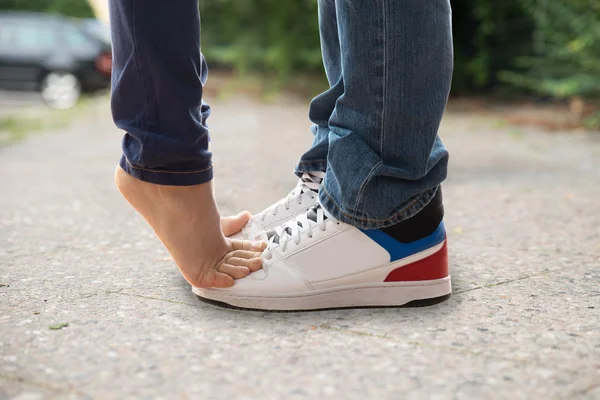 Embrasser Couple Pieds — Photo