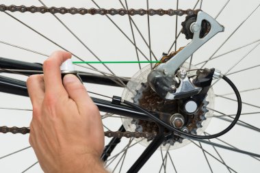 Hand Lubricating Bike clipart