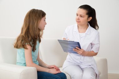 Doktor ve hasta ile Divan Pano