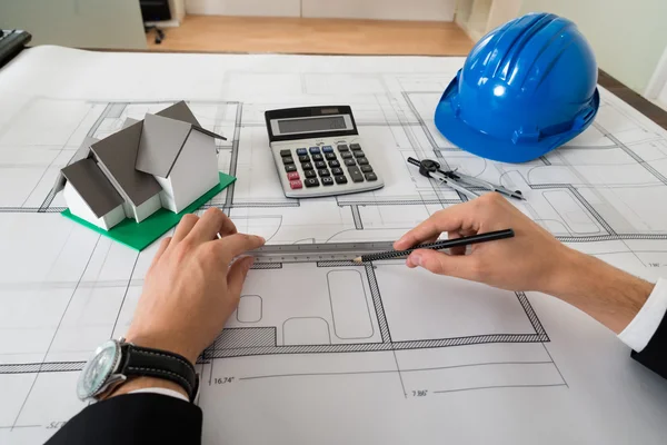 Male Architect Working — Stock Photo, Image