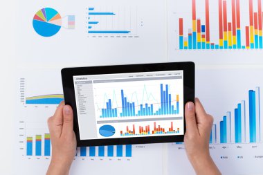 Finansal analiz kişi grafik diyagramı