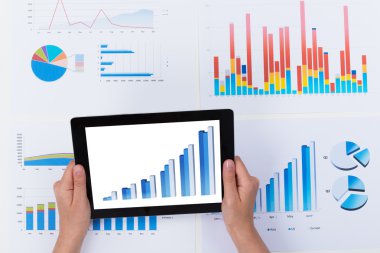 Finansal analiz kişi grafik diyagramı