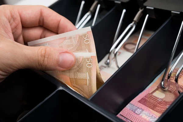 Person Hand With Money — Stock Photo, Image