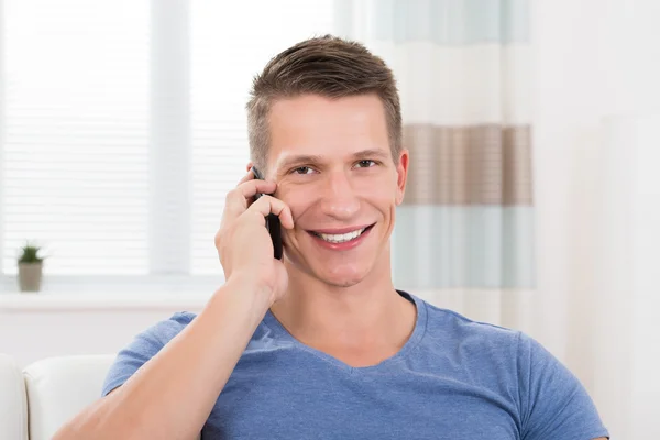 Man Talking On Mobile Phone — Stock Photo, Image